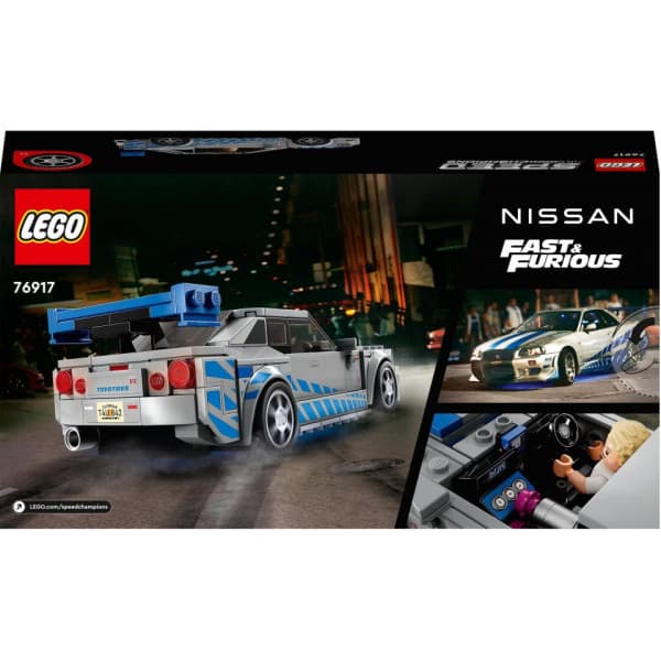 LEGO Speed Champions 76917 - 2 Fast 2 Furious Nissan Skyline GT-R R34