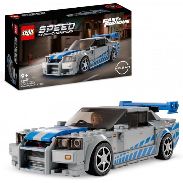 LEGO Speed Champions 76917 - 2 Fast 2 Furious Nissan Skyline GT-R R34