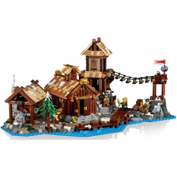 LEGO® Ideas Vikingeby 21343 Byggesæt til voksne (2.103 dele)