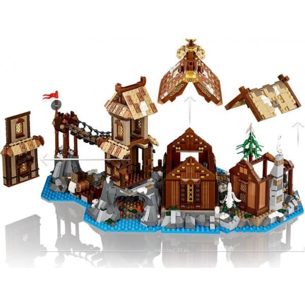 LEGO® Ideas Vikingeby 21343 Byggesæt til voksne (2.103 dele)