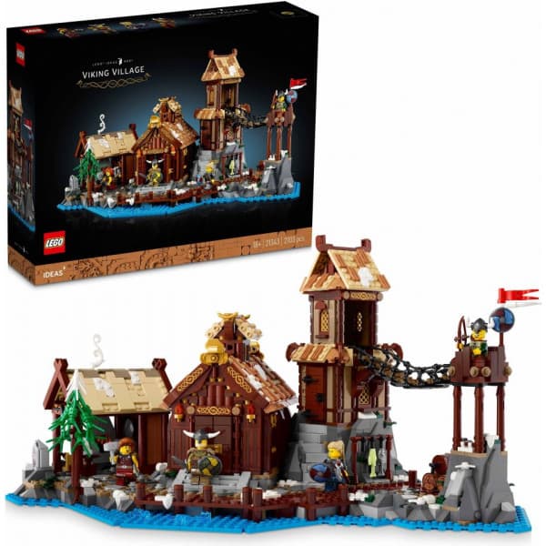 LEGO® Ideas Vikingeby 21343 Byggesæt til voksne (2.103 dele)