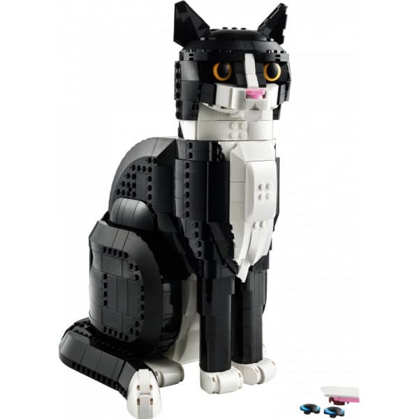 LEGO Ideas Svartvit katt, Presentidé för djurälskare 21349