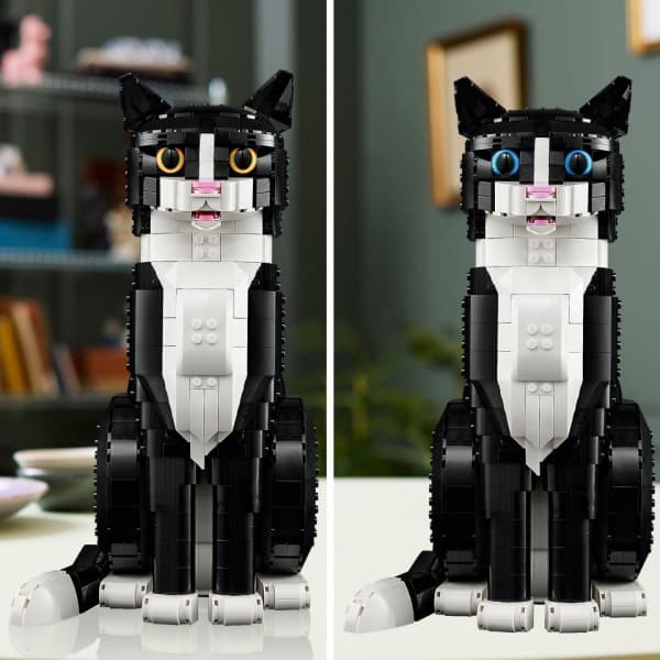 LEGO Ideas Svartvit katt, Presentidé för djurälskare 21349