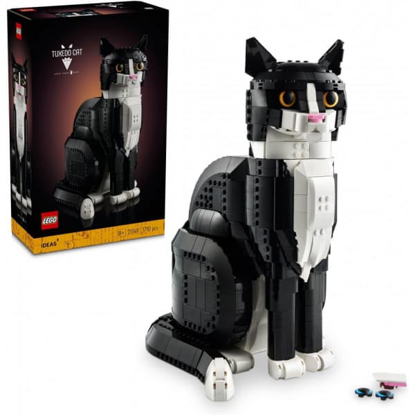 LEGO Ideas Svartvit katt, Presentidé för djurälskare 21349