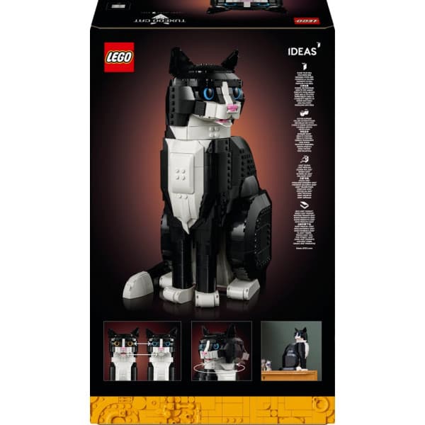 LEGO Ideas Svartvit katt, Presentidé för djurälskare 21349
