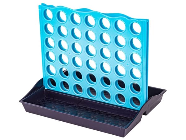 Logiskt Mind Board Game 4 i rad, 4 i rad, bräda + polletter