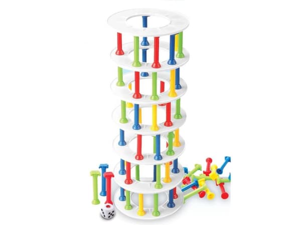 Stacking Arcade Game - Farverigt tårn, byg et tårn