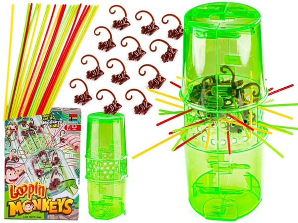 Arcade-pelityyppi: Pick Up Sticks, Loopin Monkeys, FALLING MONKEYS