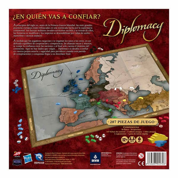 Devir Diplomacy Brädspel