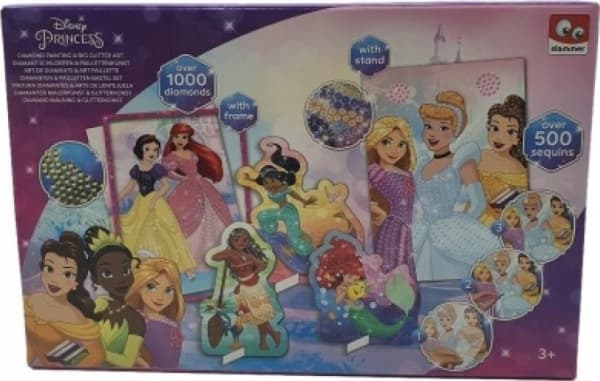 1PUNKT Disney Prinsessat Luova glitteri paikkauslaatikko ZA5130