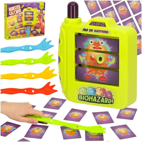Fånga monsterspel för barn för uppfattningsförmåga och minnesträning