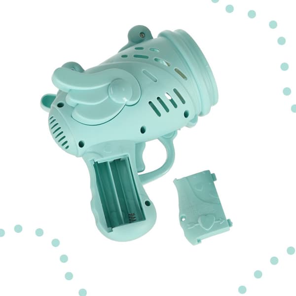 Sæbeboblepistol, sæbebobler med vinger, blå