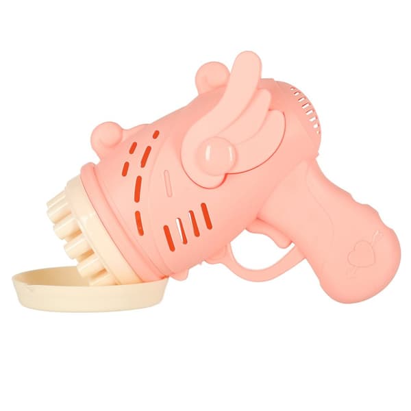 Sæbeboblepistol, sæbebobler med vinger, pink