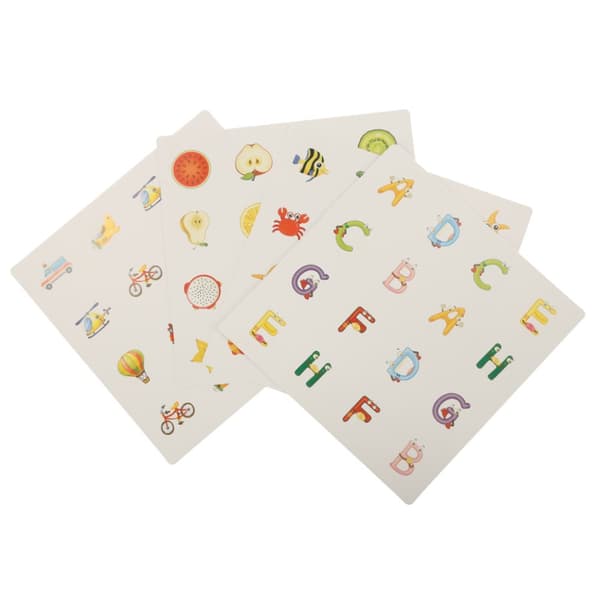 Memory Montessori-brädspel, träpusselset, 4 kort