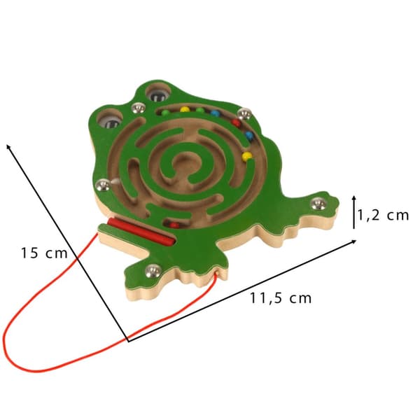 Magnetisk groda boll labyrint