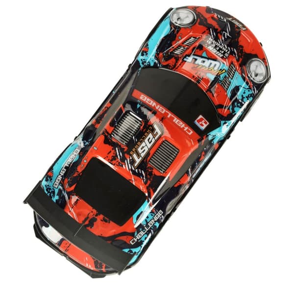 Blå och röd sport RC bil