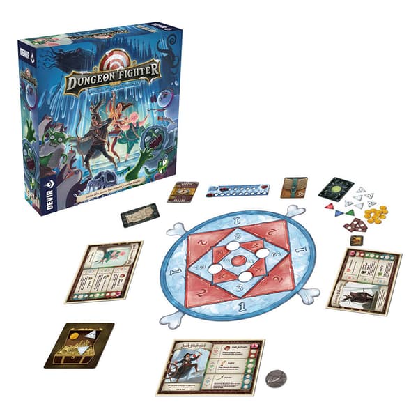 Devir Dungeon Fighter Castillo De Hielo Espeluznante Brætspil