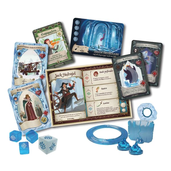 Devir Dungeon Fighter Castillo De Hielo Espeluznante Brætspil