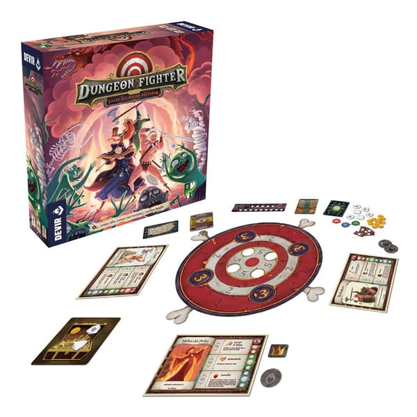 Devir Dungeon Fighter Salas Del Magma Perverso Brädspel