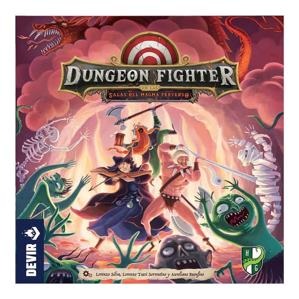 Devir Dungeon Fighter Salas Del Magma Perverso Brädspel