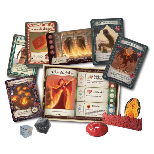 Devir Dungeon Fighter Salas Del Magma Perverso Brädspel