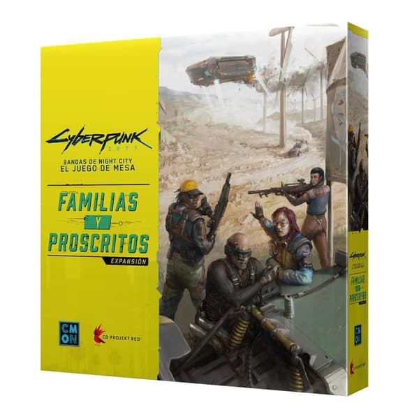 Asmodee Cyberpunk 2077: Familias Y Proscritos Brädspel