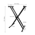 Miniatyrbilde 7 av 7: Justerbart X-Stativ for Keyboards - Fleksibelt og Robust