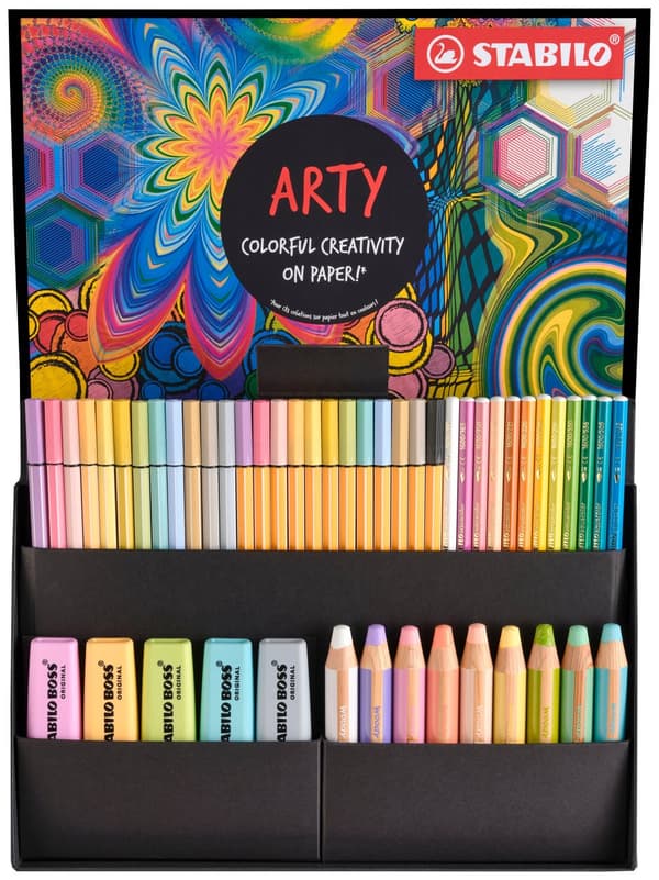 Stabilo - ARTY 50 stk Ass Pastel - (204097)
