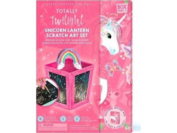 Box Candiy kreative skrapelodd Unicorn Lantern
