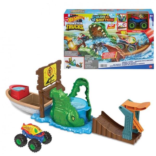 HOT WHEELS - Monster Trucks Swamp Chomp Playset (HGV14)
