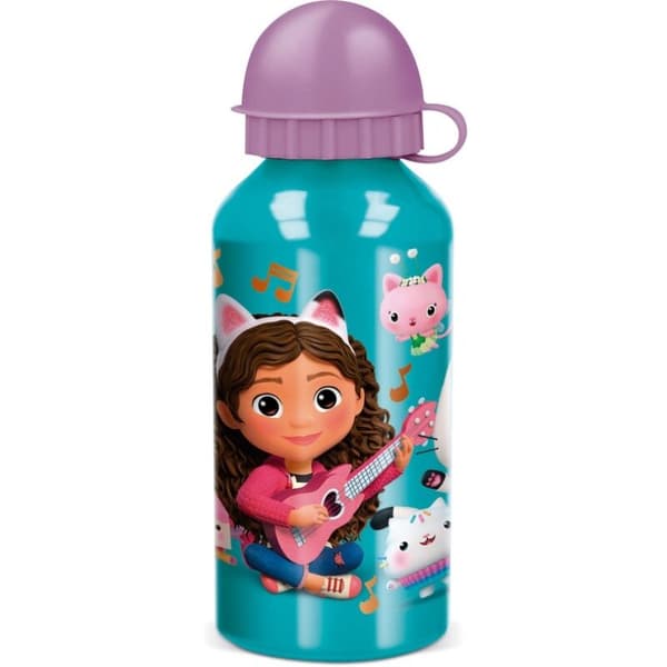 Stor - Aluminium Bottle 400 ml - Gabbys Dollhouse (21234)