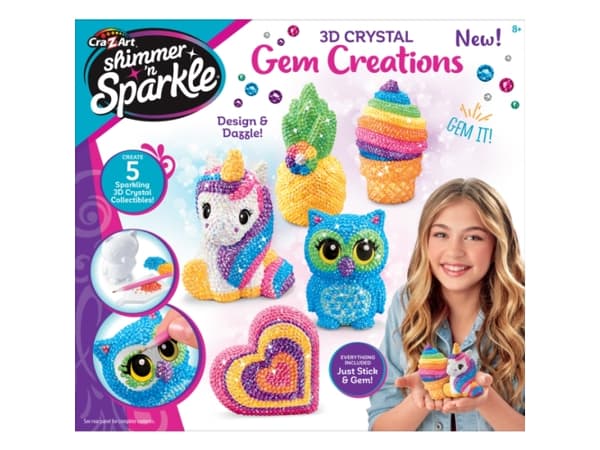 SHIMMER N SPARKLE 3D CRYSTAL GEM CREATIONS
