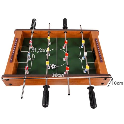 bordsfotboll  för barn50 x 10 x 31 cm brun
