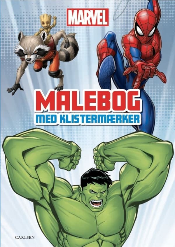 Carlsen - Coloring Book with stickers - Marvel