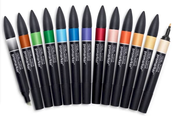Winsor  Newton - Promarkers 12+1 pcs - Manga Expansion (839962)