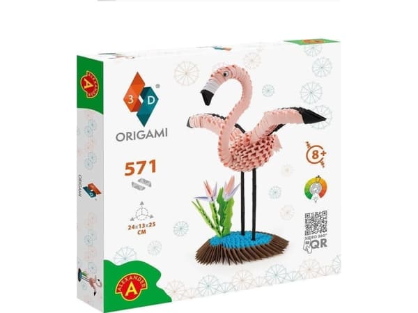 Origami 3D - Flamingo