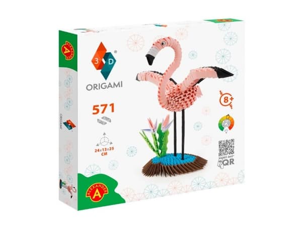 Origami 3D - Flamingo