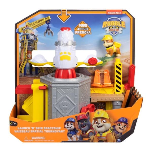 Rubble  Crew - Launch N Spin Spaceship - (6071624)
