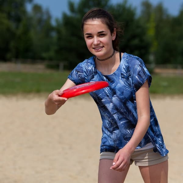 Frisbee - lentävä kiekko SCHILDKROT Speeddisc Basic - punainen
