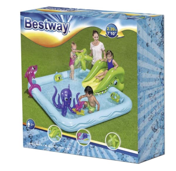 BESTWAY puhallettava leikkipaikka akvaarioaltaalla