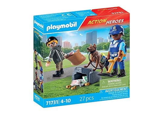 Playmobil - Police Search with dog (71731)
