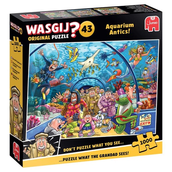 Wasgij - Original 43: Aquarium Antics (1000 pieces)