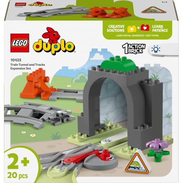 LEGO DUPLO Town 10425 – Tunneli ja raiteet ‑laajennussarja
