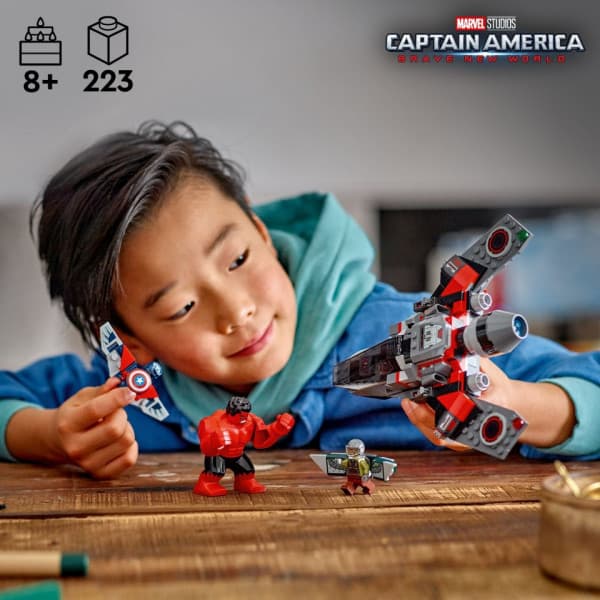 LEGO Superhelte Marvel 76292 – Captain America og Red Hulk i kamp