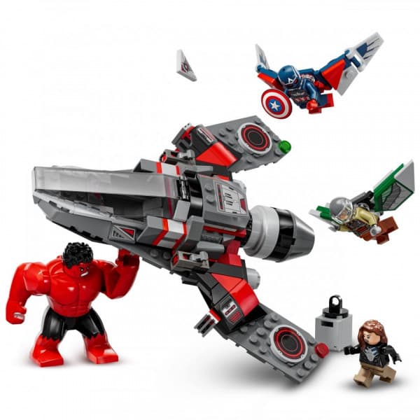 LEGO Superhelte Marvel 76292 – Captain America og Red Hulk i kamp