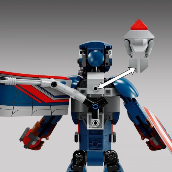LEGO Superhelte Marvel – 76296 Ny bygbar Captain America-figur