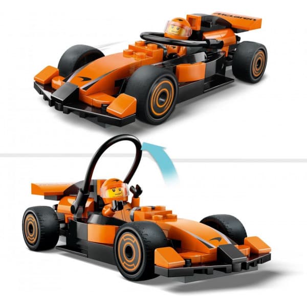 LEGO City 60442 – F1-kuljettaja ja McLaren-kilpa-auto