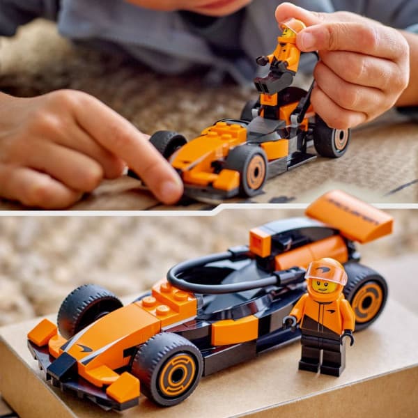 LEGO City 60442 – F1-kuljettaja ja McLaren-kilpa-auto
