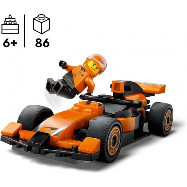 LEGO City 60442 – F1-kuljettaja ja McLaren-kilpa-auto