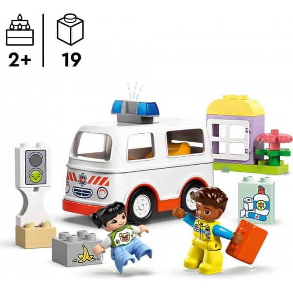 LEGO DUPLO By 10447 – Ambulance og chauffør